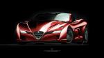 Alfa Romeo 12C GTS concept by Ugur Sahin 2012 года
